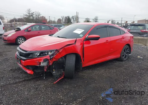 2020 Honda Civic Sport from USA, damaged, VIN 2HGFC2F8XLH543190